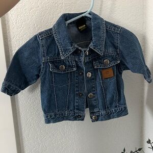 Vintage Baby Boy John Deere Denim Jacket Includes Free Gift 🎉